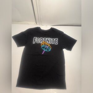 Fortnite Black Short Sleeve Kids Tee